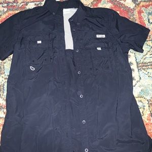Columbia button down short sleeve size small